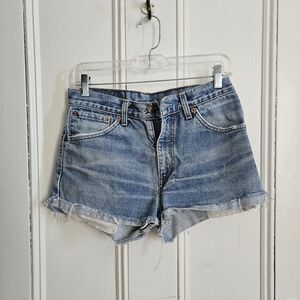Levi's Light Blue Denim Jean Shorts